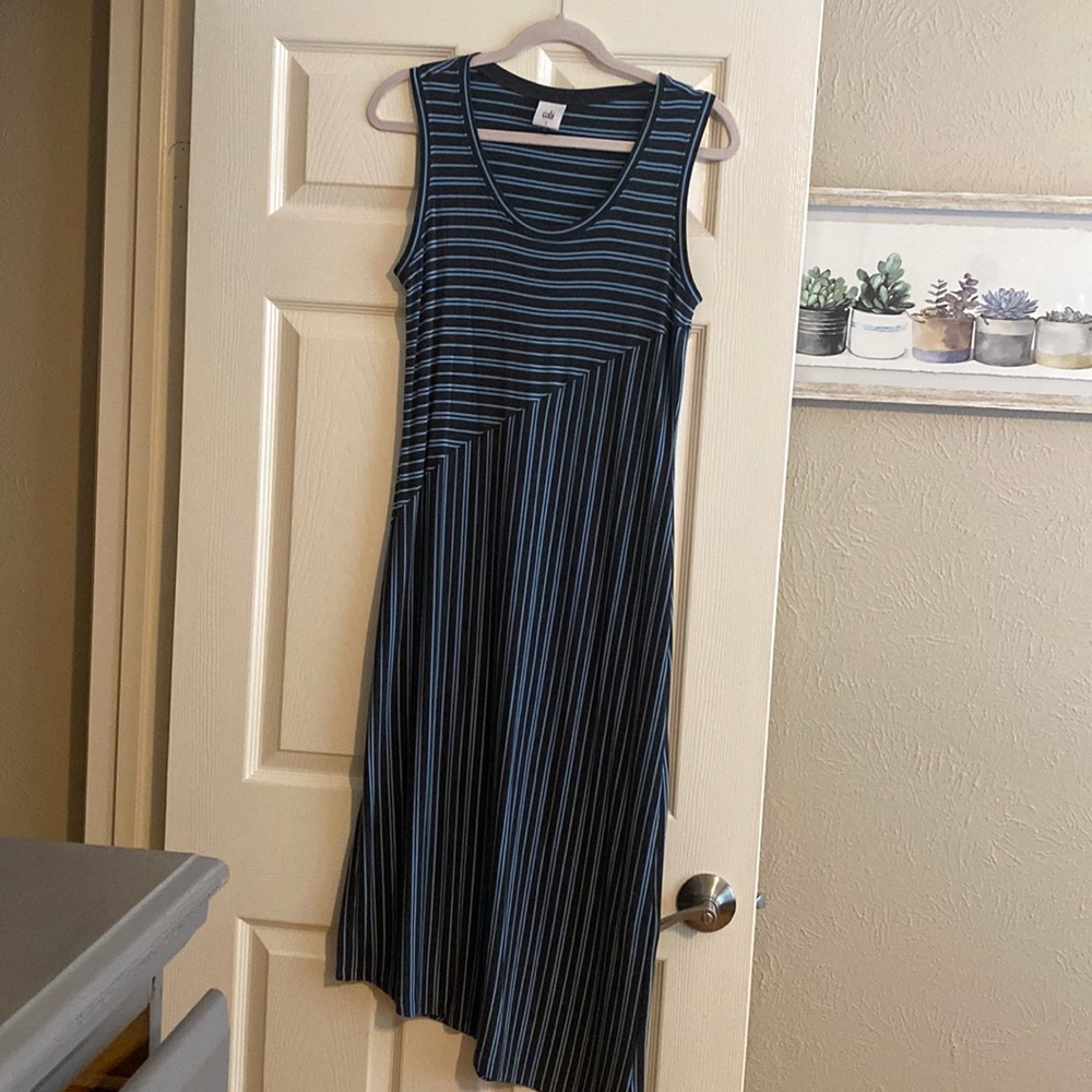 Cabi slanted hem sleeveless dress